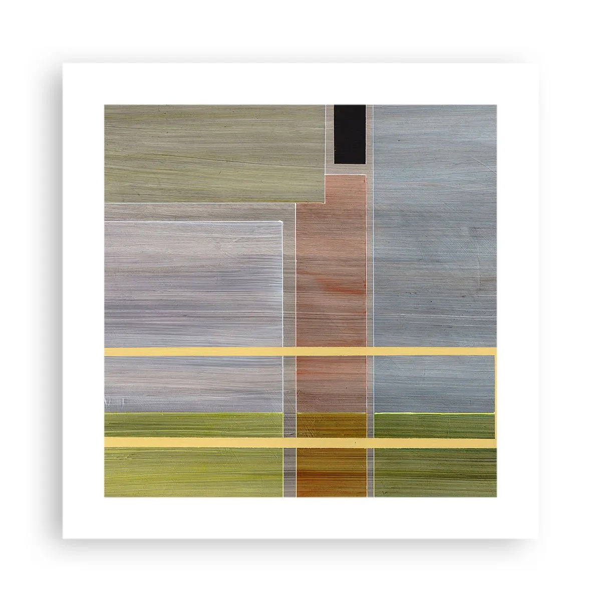 Affisch - Rakt och lugnt - 40x40 cm
