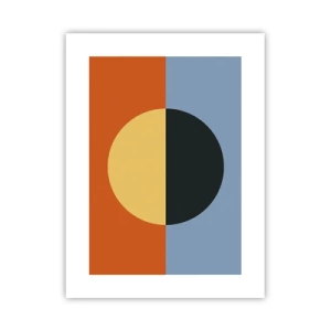 Affisch - Komposition av värme och kyla - 30x40 cm
