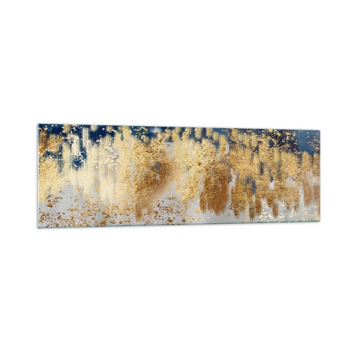 Glastavla - Bild på glas - Modern komposition med blixt - 160x50 cm