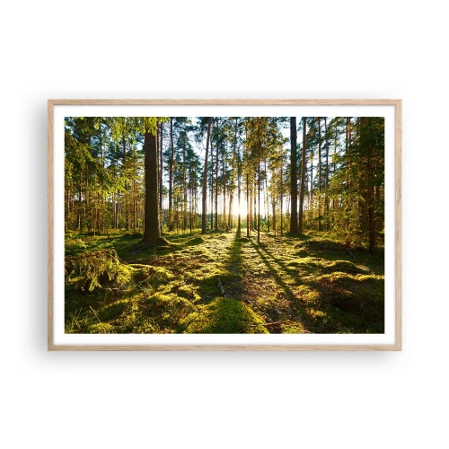 Affisch i ram av ljusek - ...Bortom sjunde skogen - 100x70 cm