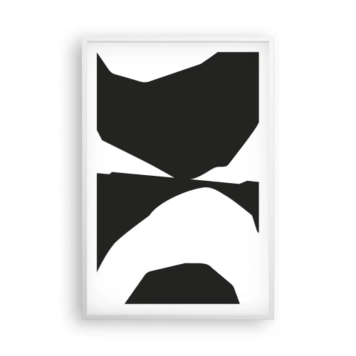 Affisch i vit ram - Positiv-negativ - 61x91 cm