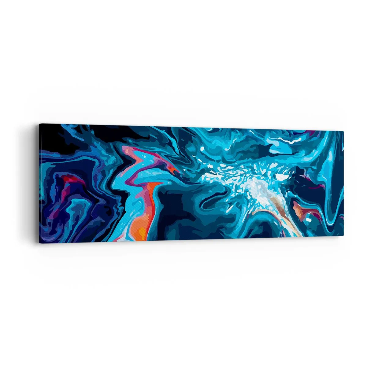 Canvastavla - Bild på duk - En resa till himlens inre - 90x30 cm