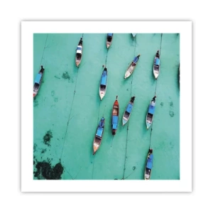 Affisch - Under en glad väntan - 50x50 cm