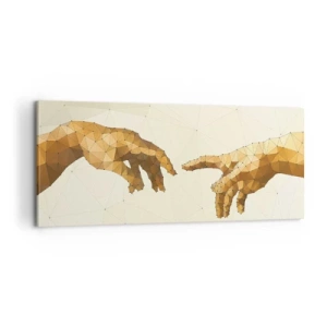 Canvastavla - Bild på duk - Gudomlig geometri - 100x40 cm
