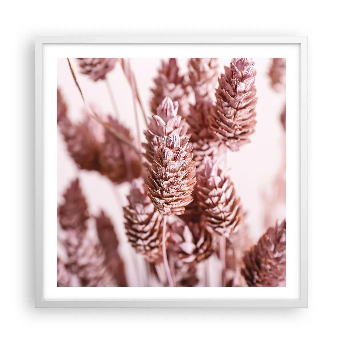 Affisch i vit ram - Skenet bedrar - 60x60 cm