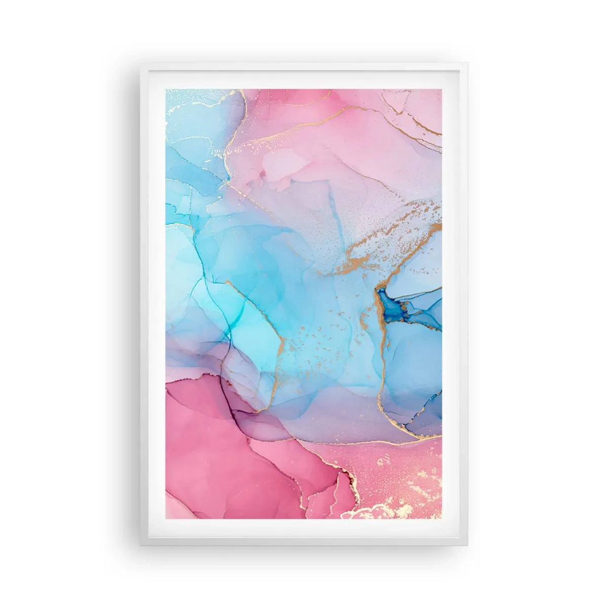 Affisch i vit ram - Möte och infiltration - 61x91 cm