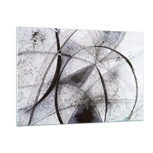 Glastavla - Bild på glas - Futuristisk fantasi - 120x80 cm