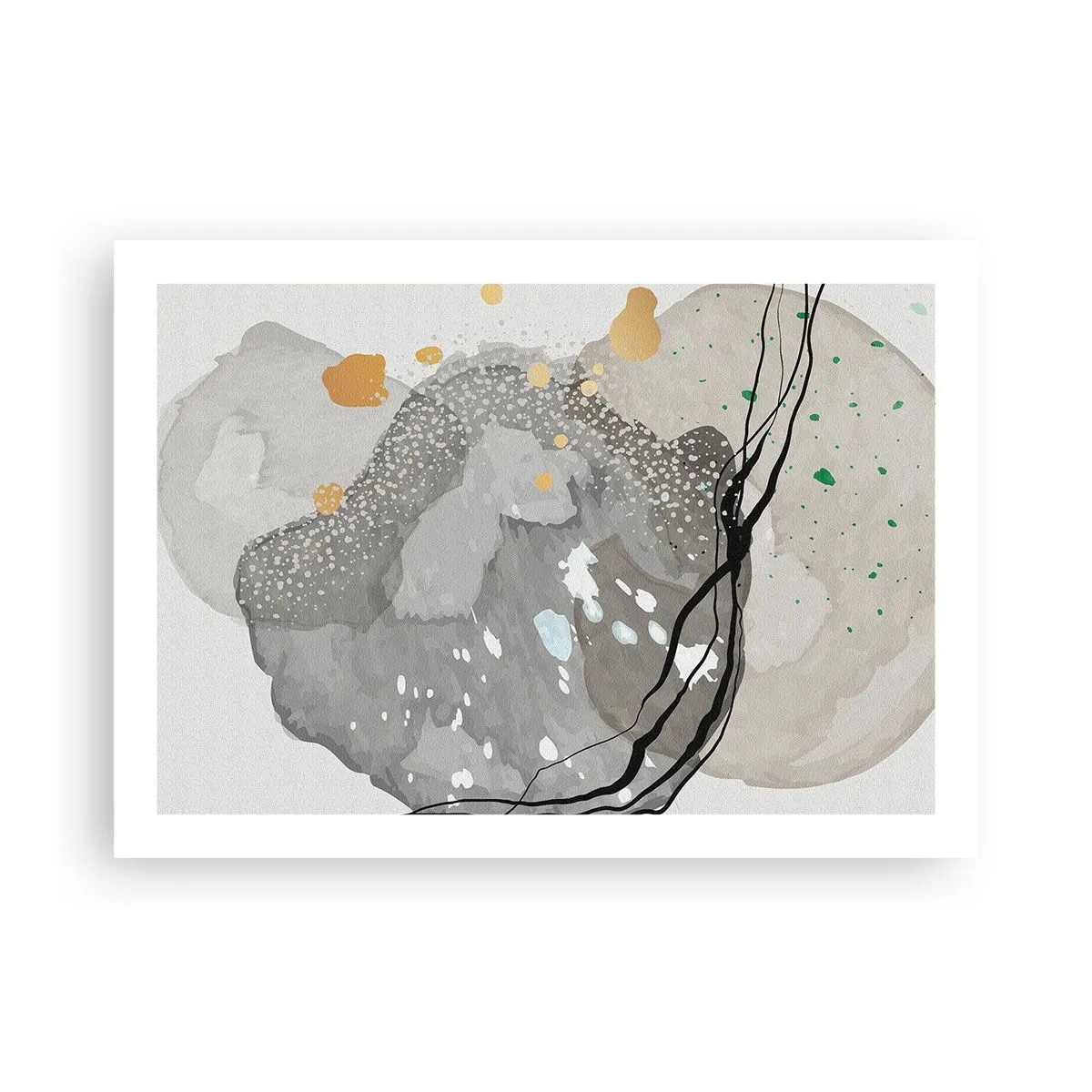 Affisch - Organisk komposition - 70x50 cm