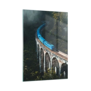 Glastavla - Bild på glas - Attraktion till naturen - 50x70 cm