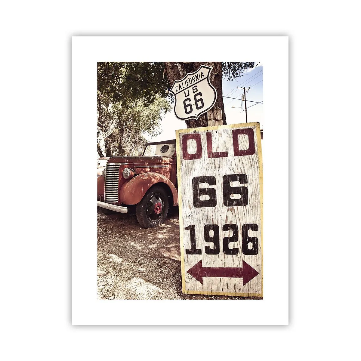 Affisch - Amerikanska provinsens legend - 30x40 cm