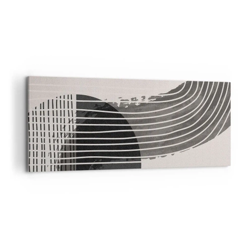 Canvastavla - Bild på duk - Dit och tillbaka - 100x40 cm