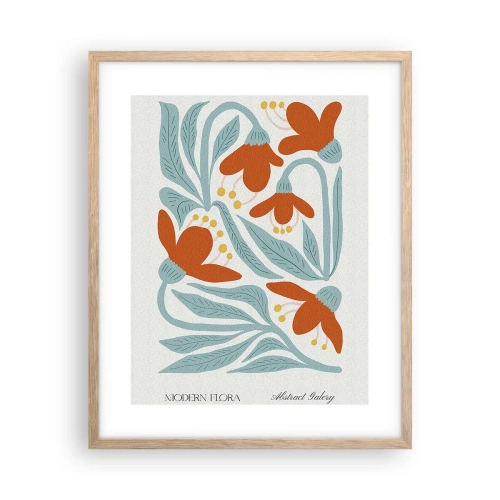 Affisch i ram av ljusek - Mot jorden, mot solen - 40x50 cm