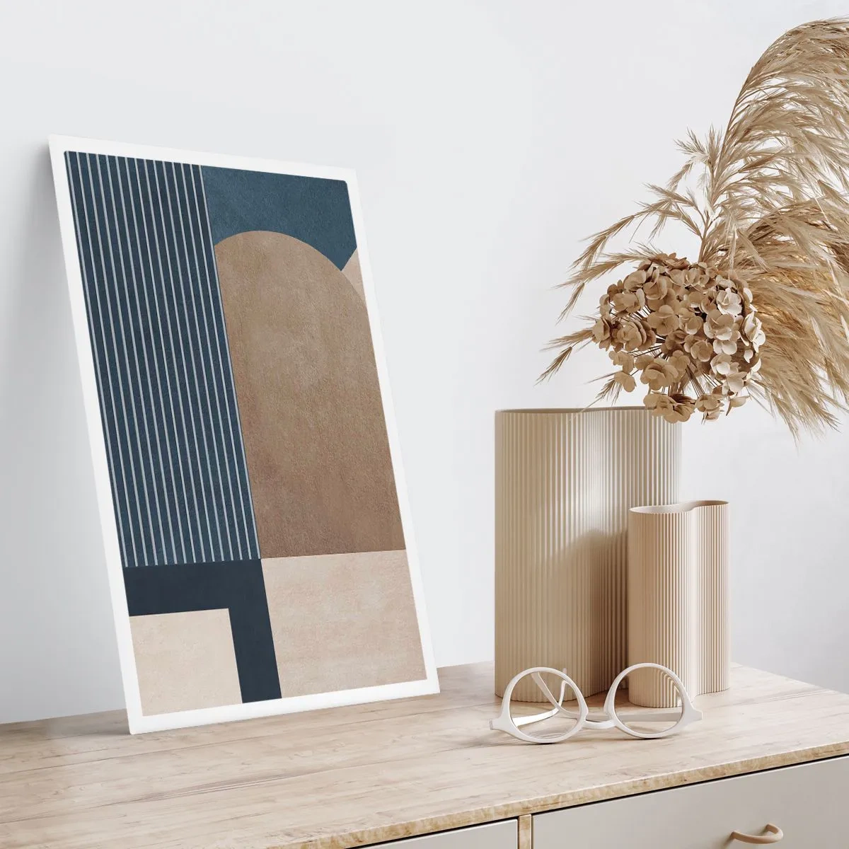 Affisch - Komposition av enkelhet och rundhet - 70x100 cm