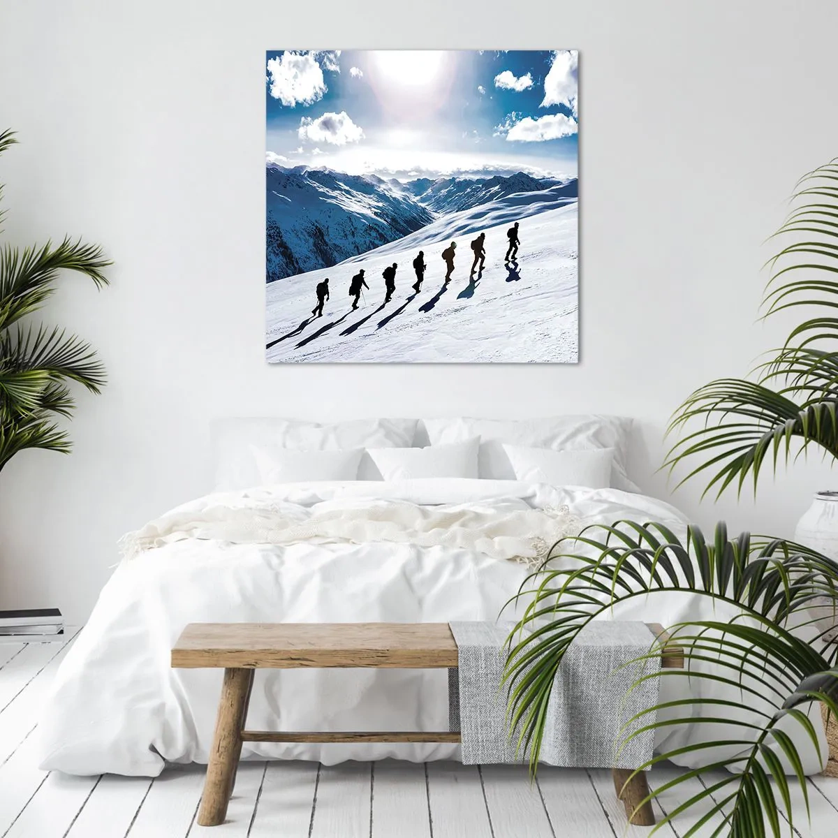 Canvastavla - Bild på duk - Erövrarnas lag - 60x60 cm