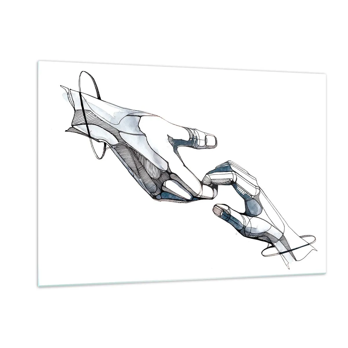 Glastavla - Bild på glas - God gest - 120x80 cm