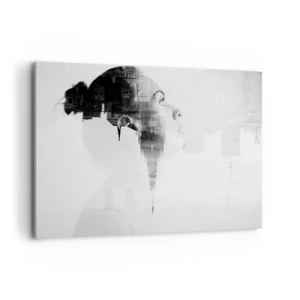 Canvastavla - Bild på duk - På rutans båda sidor - 120x80 cm