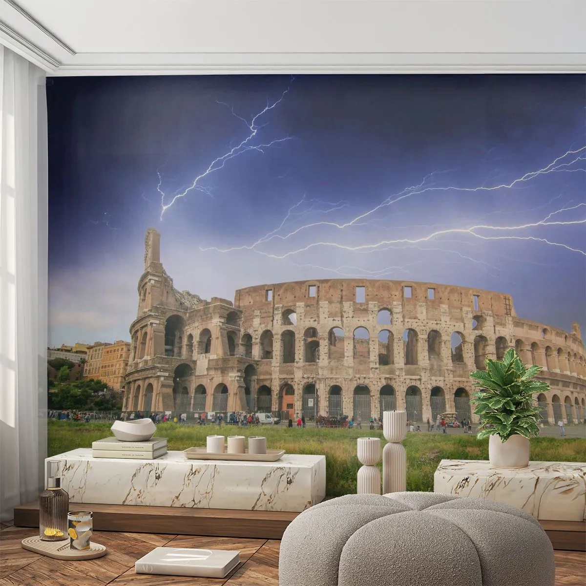 Fototapet Premium Canvas - Kamparena - Arkitektur, Rom, Colosseum - 100x70 cm