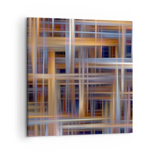 Canvastavla - Bild på duk - Vävd av ljus - 50x50 cm