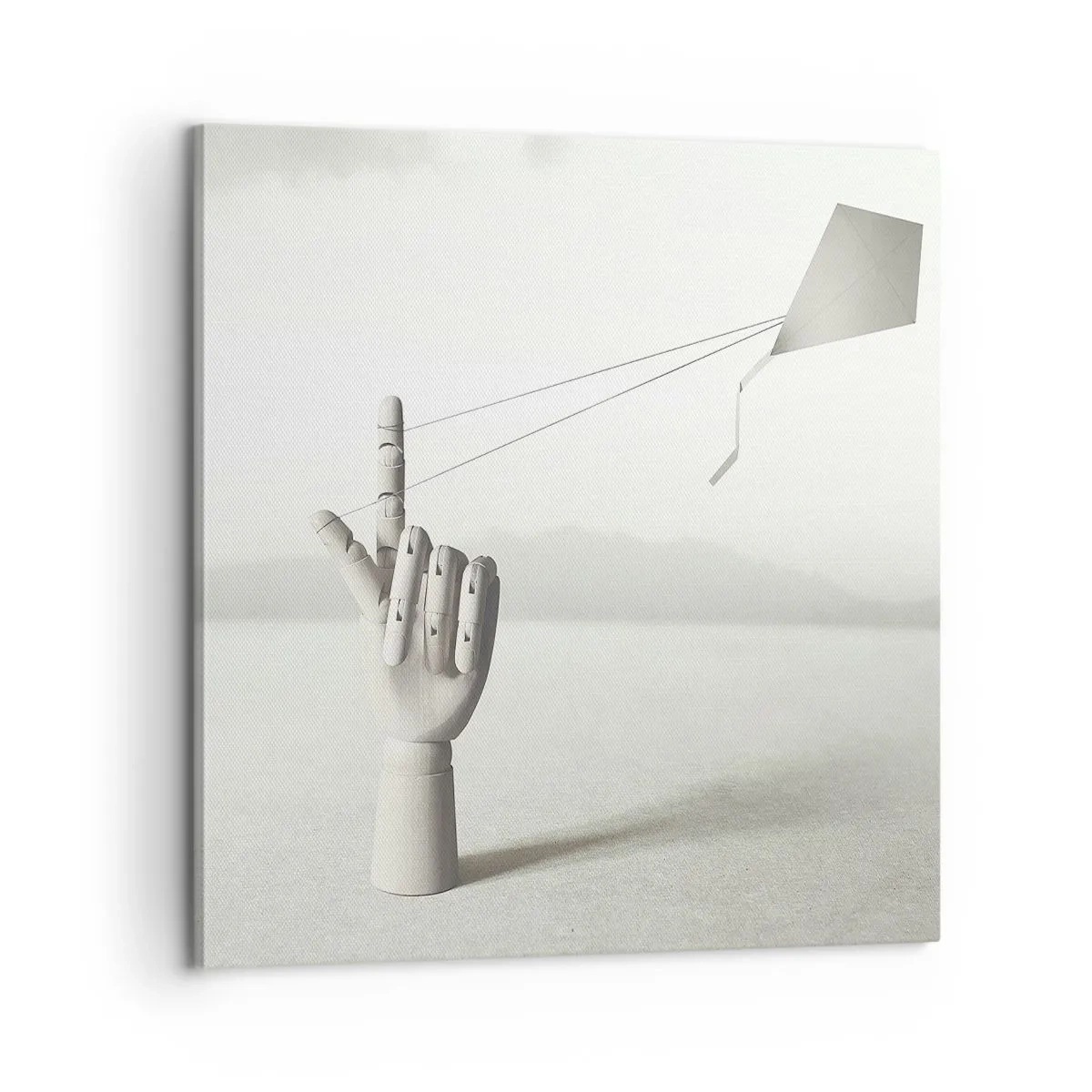 Canvastavla - Bild på duk - Test av styrka - 60x60 cm