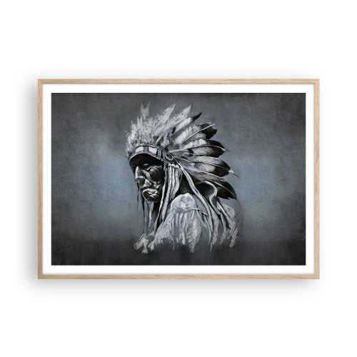 Affisch i ram av ljusek - Tillbaka till rötterna - 100x70 cm