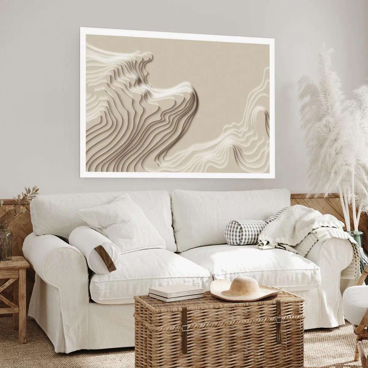 Affisch - Konstens topografi - 91x61 cm