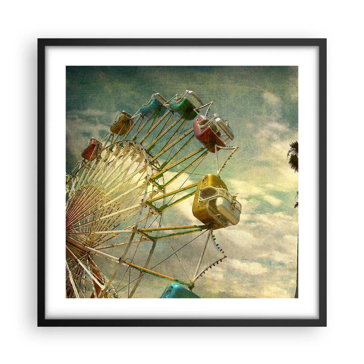 Affisch i svart ram - Kommer att bli, kommer att bli kul.... - 50x50 cm