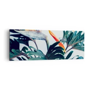 Canvastavla - Bild på duk - Fågelbuske - 140x50 cm