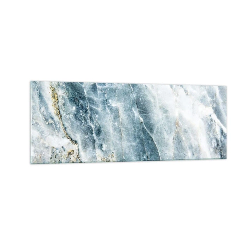 Glastavla - Bild på glas - Isvärld - 140x50 cm