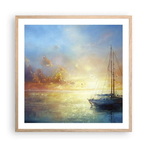 Affisch i ram av ljusek - I guldviken - 60x60 cm