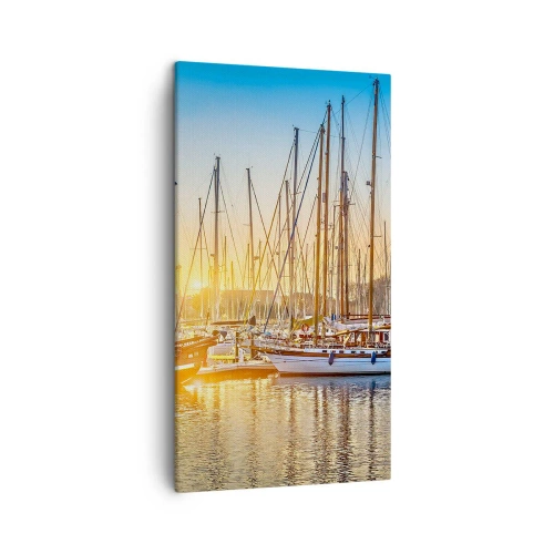 Canvastavla - Bild på duk - Vinden måste också sova - 45x80 cm