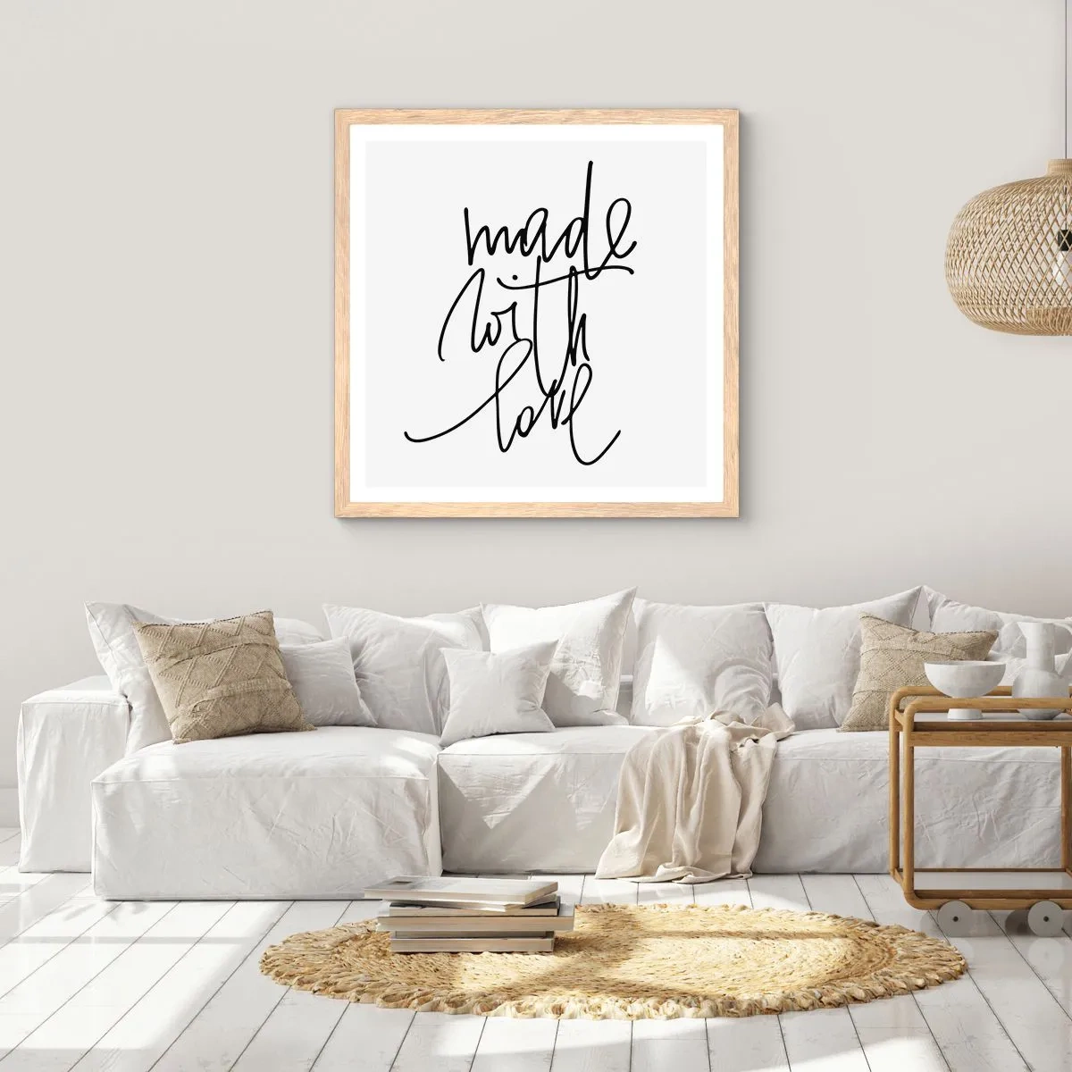 Affisch i ram av ljusek - Bästa märket - 50x50 cm