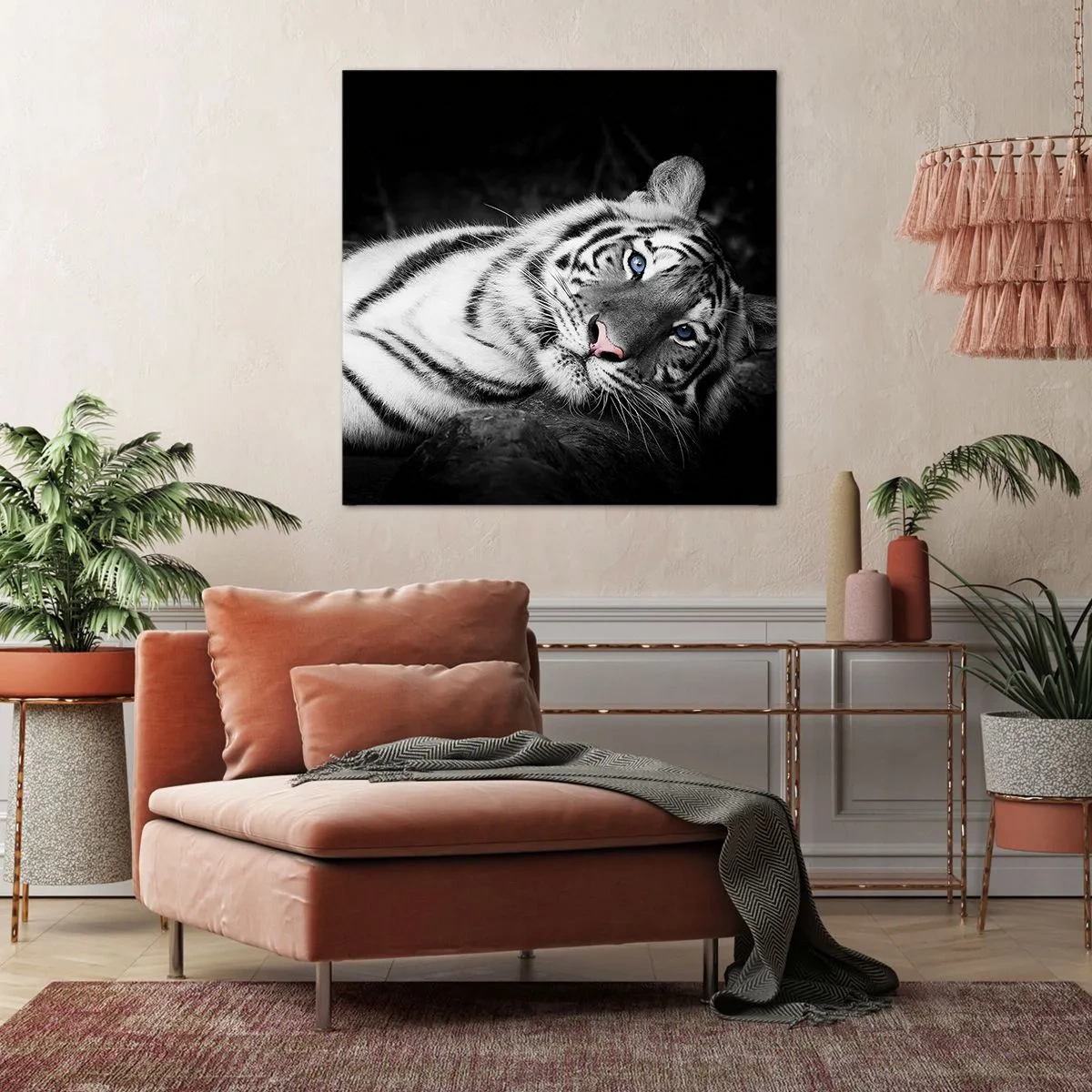 Canvastavla - Bild på duk - Vildhet och lugn - 70x70 cm