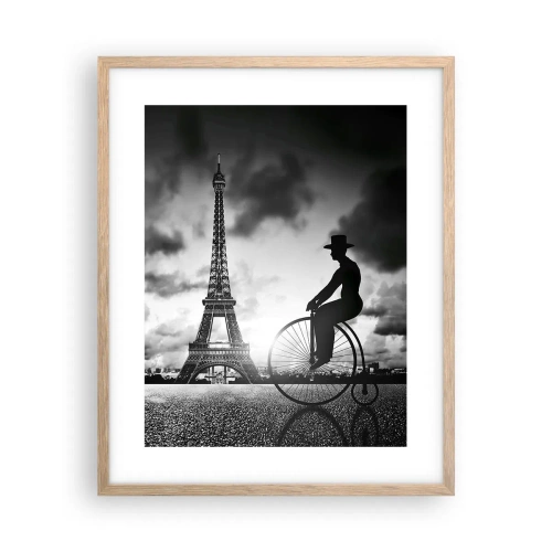 Affisch i ram av ljusek - Längtan efter Belle Epoque - 40x50 cm