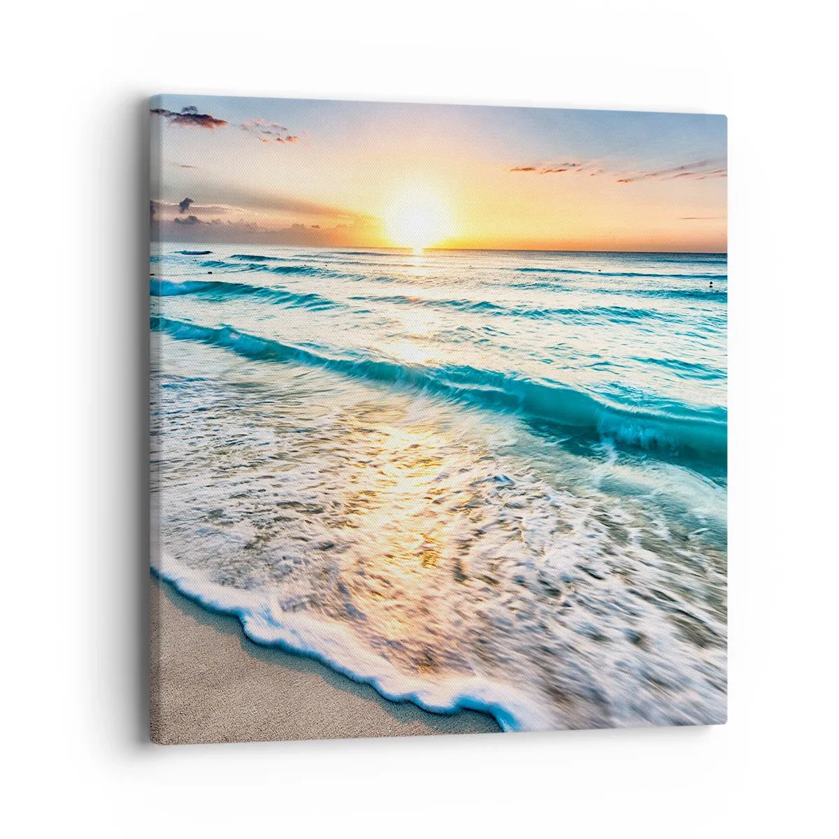 Canvastavla - Bild på duk - Vy värd besväret - 40x40 cm