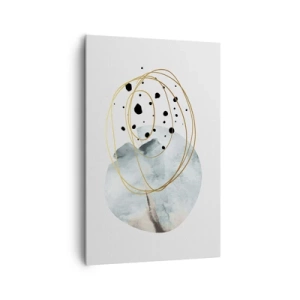 Canvastavla - Bild på duk - I rummets famn - 80x120 cm