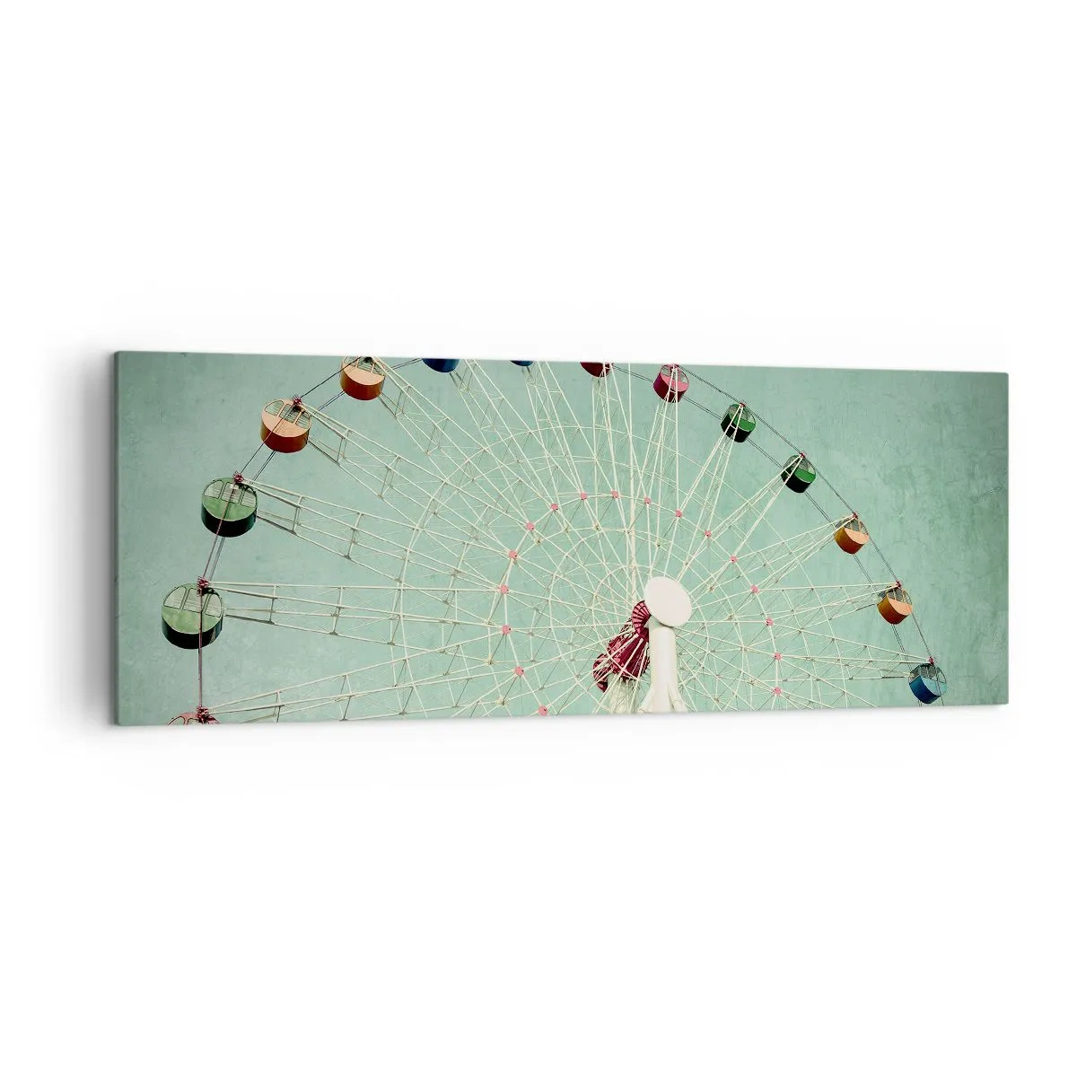 Canvastavla - Bild på duk - Välkommen att ha kul - 140x50 cm