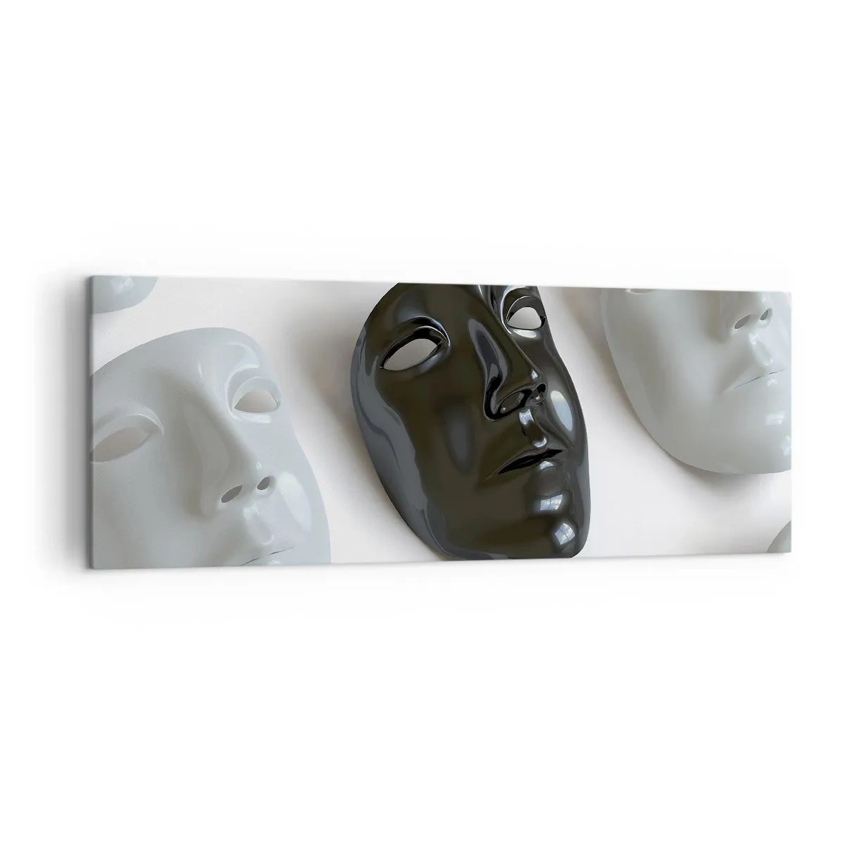 Canvastavla - Bild på duk - Hur kan man urskilja sig? - 140x50 cm
