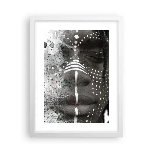 Affisch i vit ram - Upptäck den ursprungliga andan - 30x40 cm