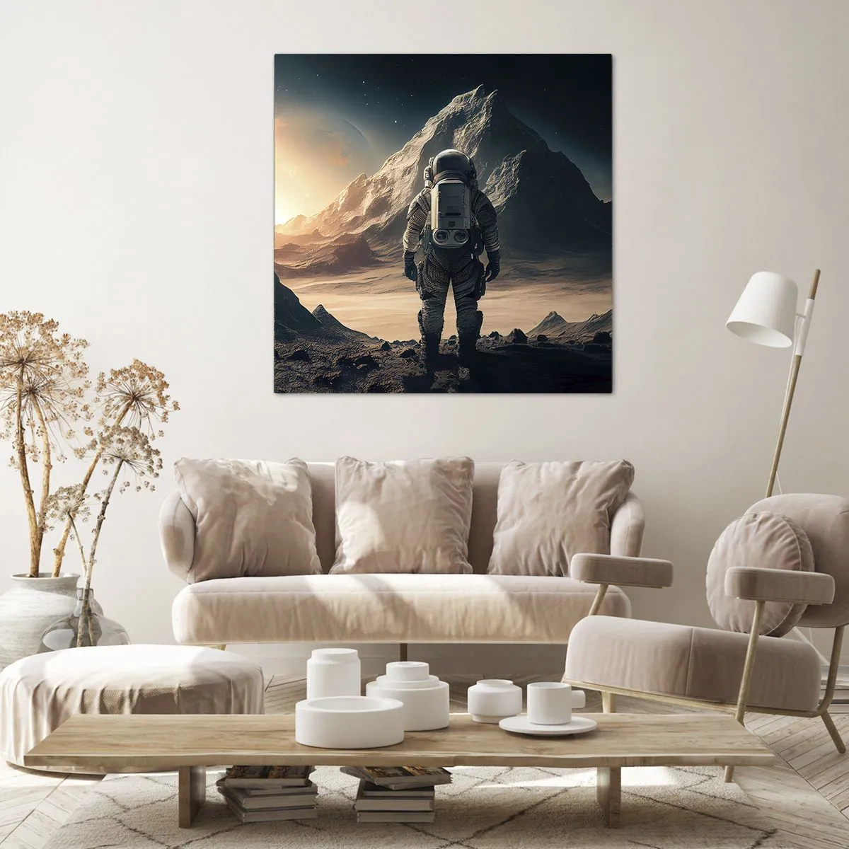 Canvastavla - Bild på duk - En ny utmaning - 60x60 cm