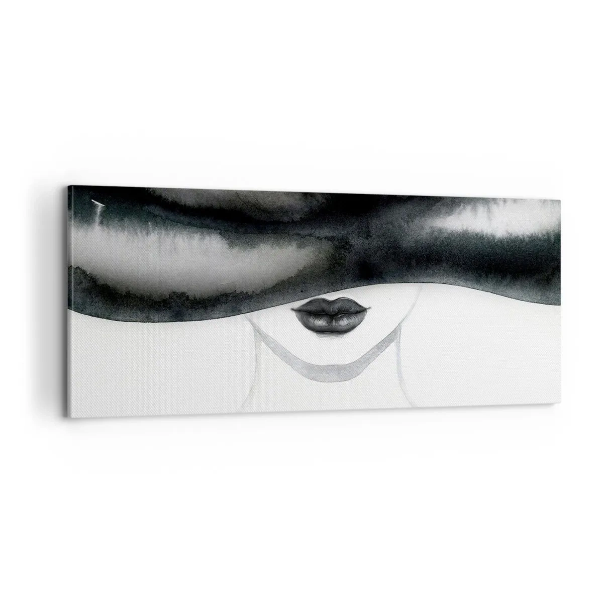 Canvastavla - Bild på duk - Sensuell hemlighet - 100x40 cm