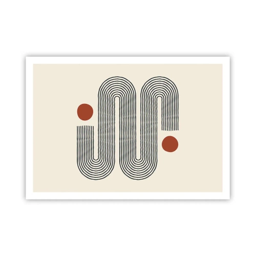 Affisch - från början till slutet - 100x70 cm