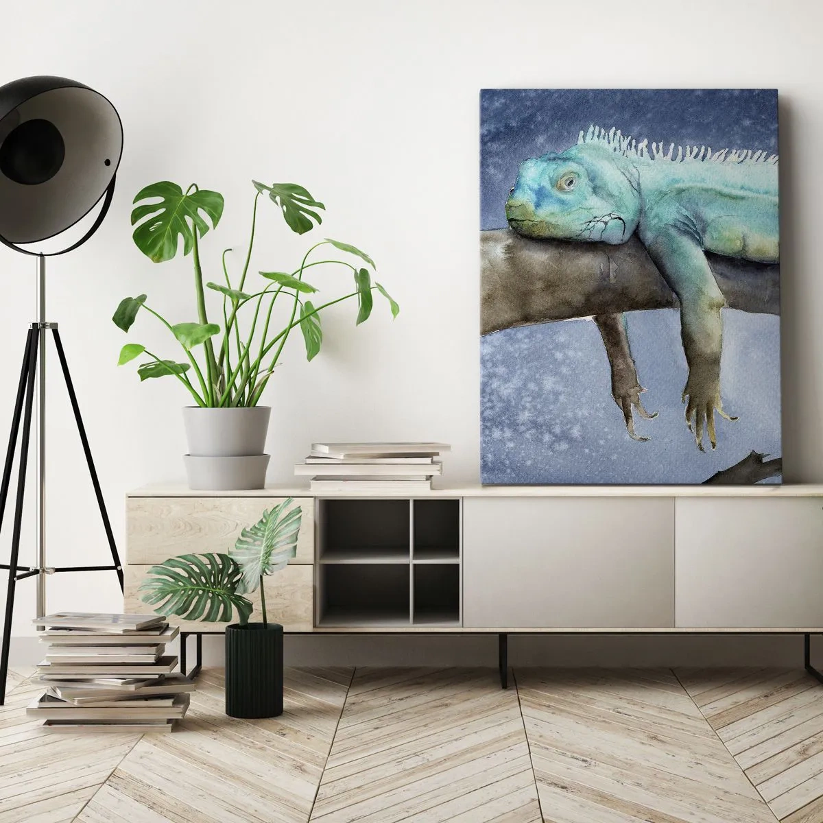 Canvastavla - Bild på duk - Det är bra! - 80x120 cm