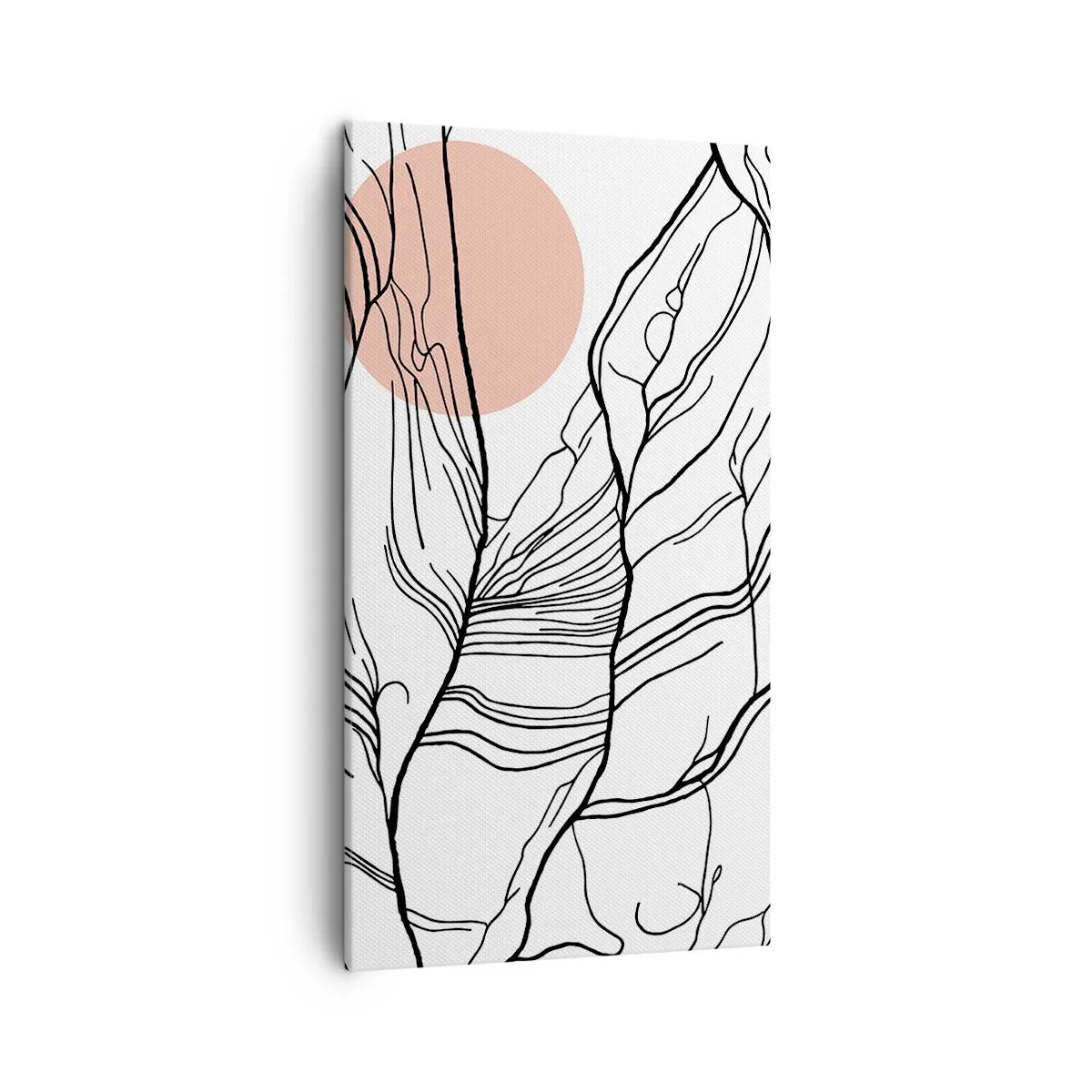 Canvastavla - Bild på duk - I grenarnas nät - 45x80 cm