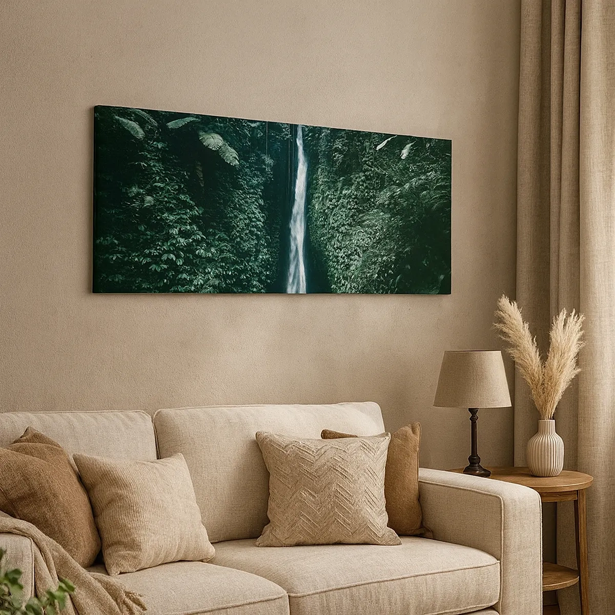 Canvastavla - Bild på duk - Tropisk spa - 30x30 cm