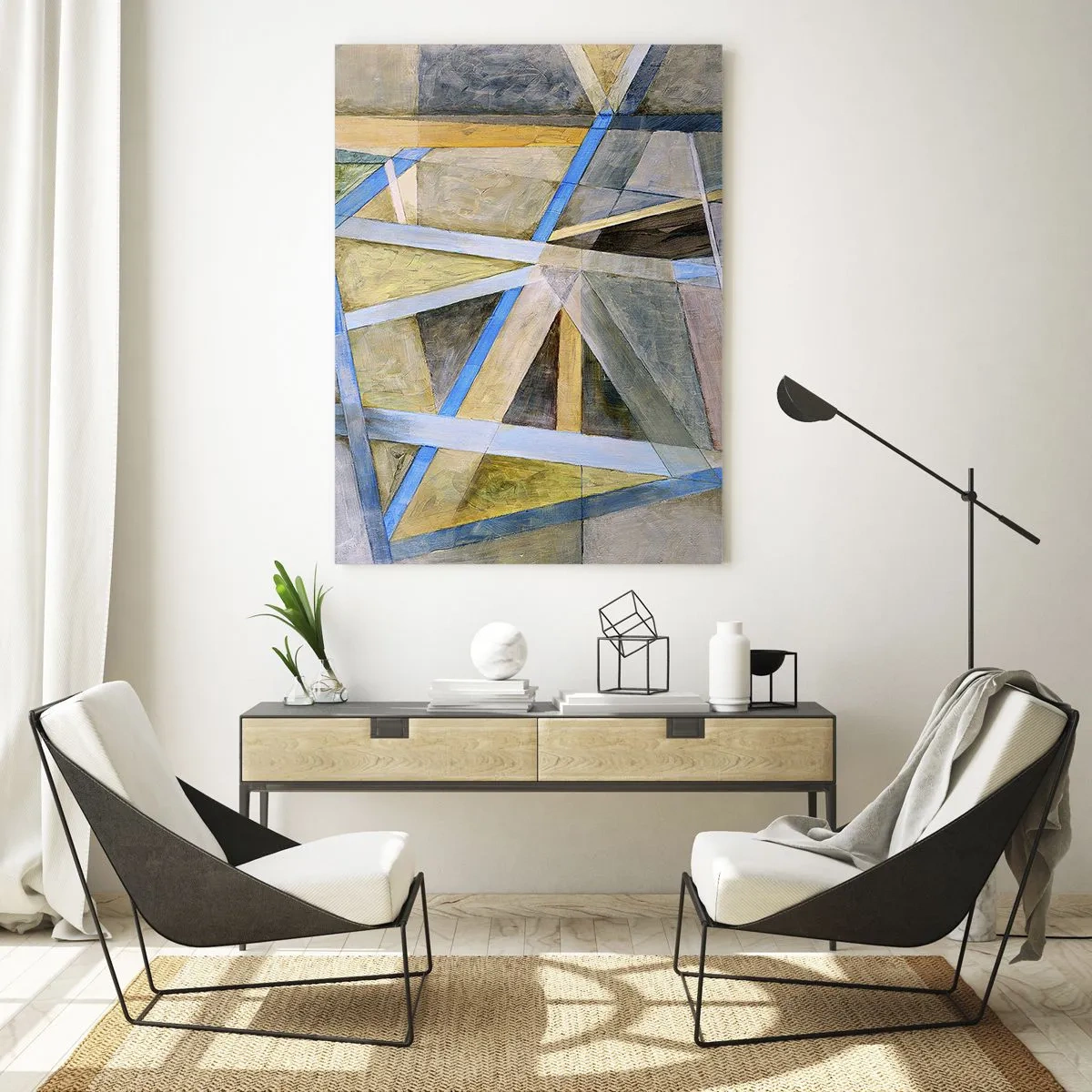 Glastavla - Bild på glas - Rakt fram eller diagonalt? - 80x120 cm