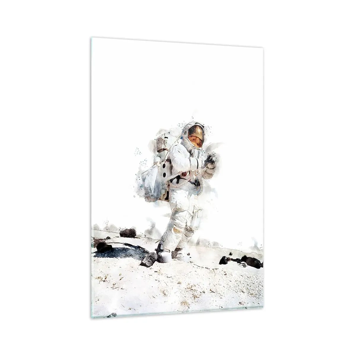 Glastavla - Bild på glas - Jordens sändebud - 80x120 cm