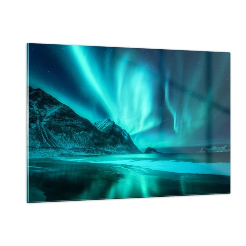 Glastavla - Bild på glas - Nordens underverk - 120x80 cm