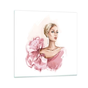 Glastavla - Bild på glas - Som målad... - 70x70 cm