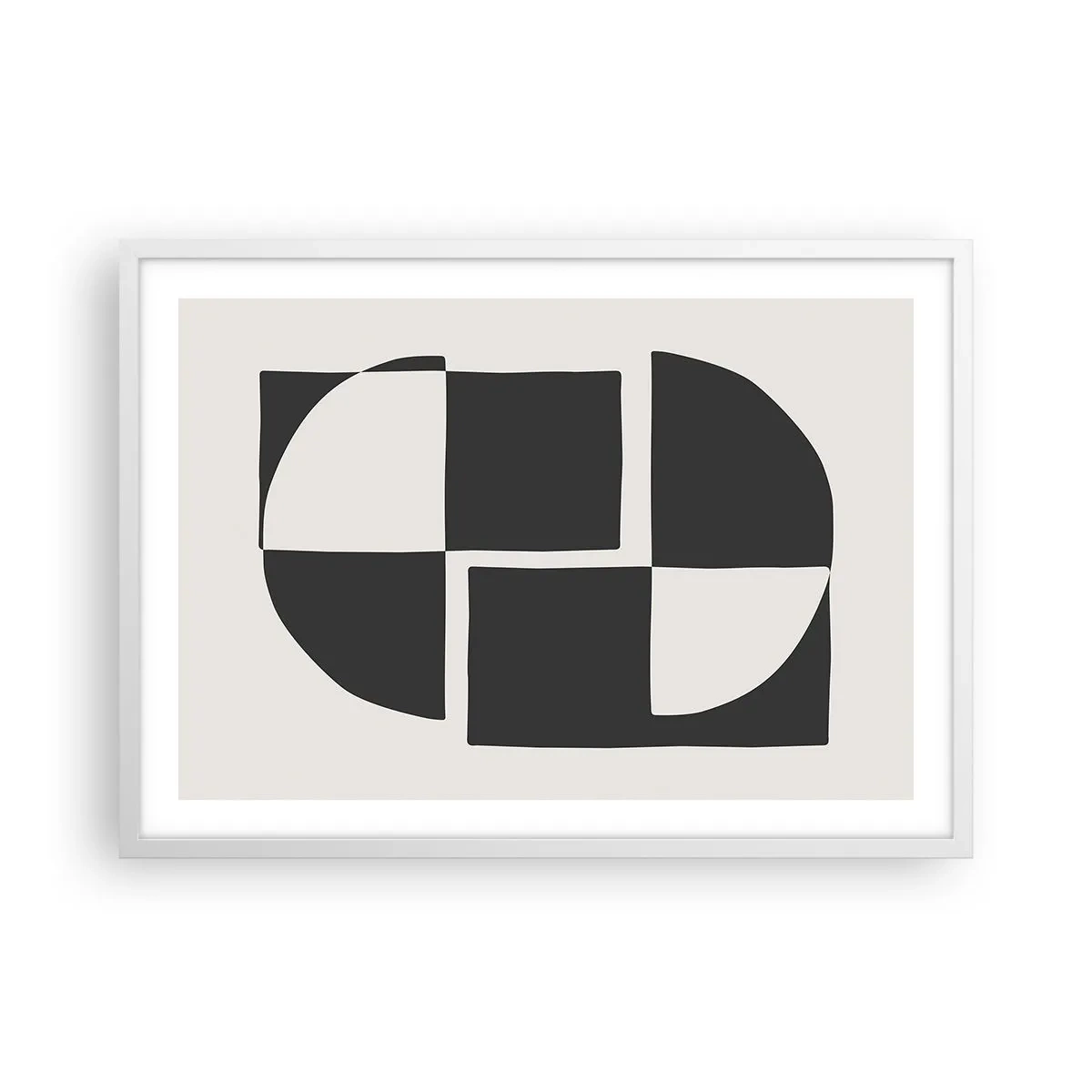 Affisch i vit ram - Antites – syntes - 70x50 cm