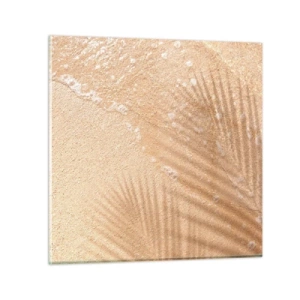 Glastavla - Bild på glas - Heta sommarens skugga - 30x30 cm
